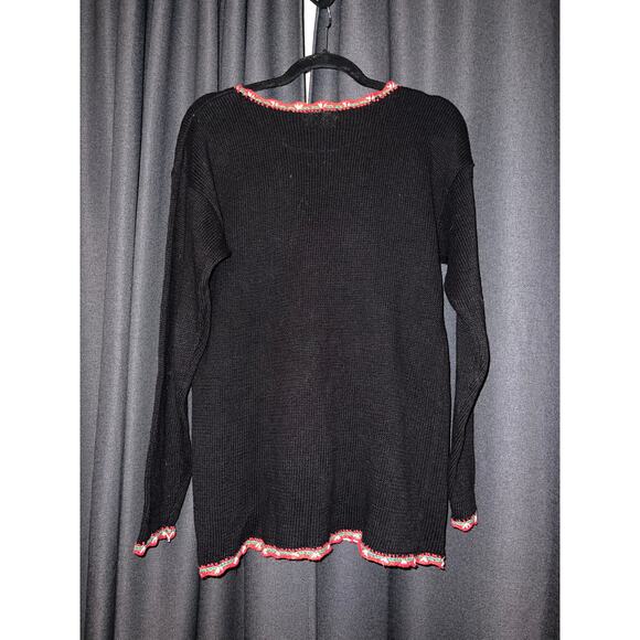 Ugly Christmas Sweater Vintage Xmas Size Large - Picture 3 of 3